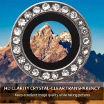 گلس دوربین  آیفون17 مدل رینگی نگین دار - تصویر 5