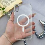 قاب مگ سیف اپل مناسب آیفون XS Max شفاف