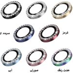 گلس دوربین مناسب سامسونگ S25 fe رینگی نگین دار - تصویر 12