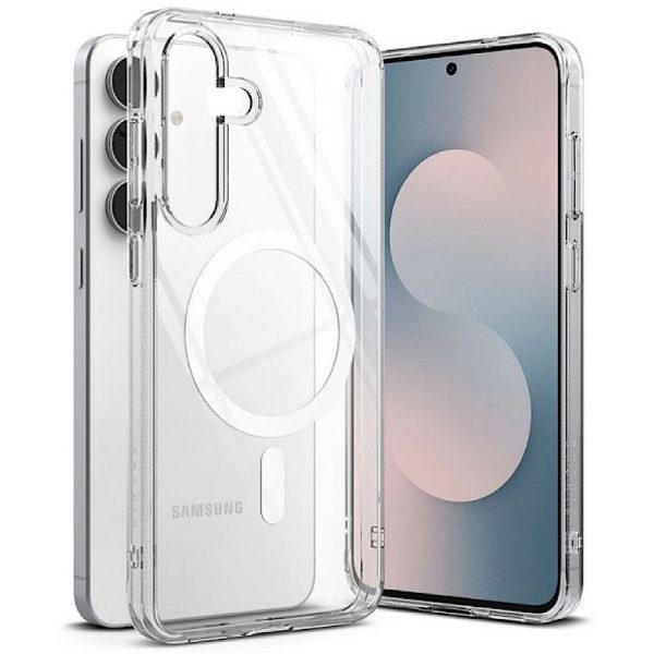کاور شفاف مگ سیف سامسونگ Galaxy S25 FE با طراحی ضد ضربه - تصویر 2