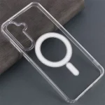 قاب مگ سیف شفاف سامسونگ مناسب Galaxy S24 FE