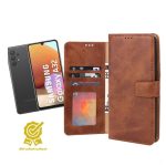 کیف گوشی سامسونگ  A32 4G مدل کلاسوری چرمی جاکارتی دار