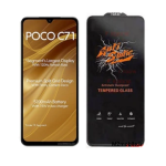 گلس و محافظ صفحه نمایش شیائومی Poco C71 مدل آنتی استاتیک