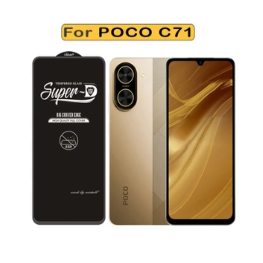1782037727_5863022484 گلس و محافظ صفحه نمایش شیائومی Xiaomi Poco C71 مدل سوپردی - تصویر 1