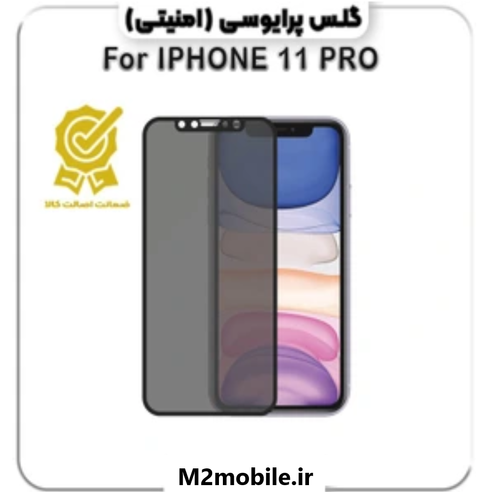 1783950735_9484152724 گلس پرایوسی اپل آیفون iPhone 11 Pro - تصویر 1