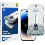 گلس محافظ صفحه نمایش اپل iPhone 15 Pro Max مدل D+ Tools با کیت نصب