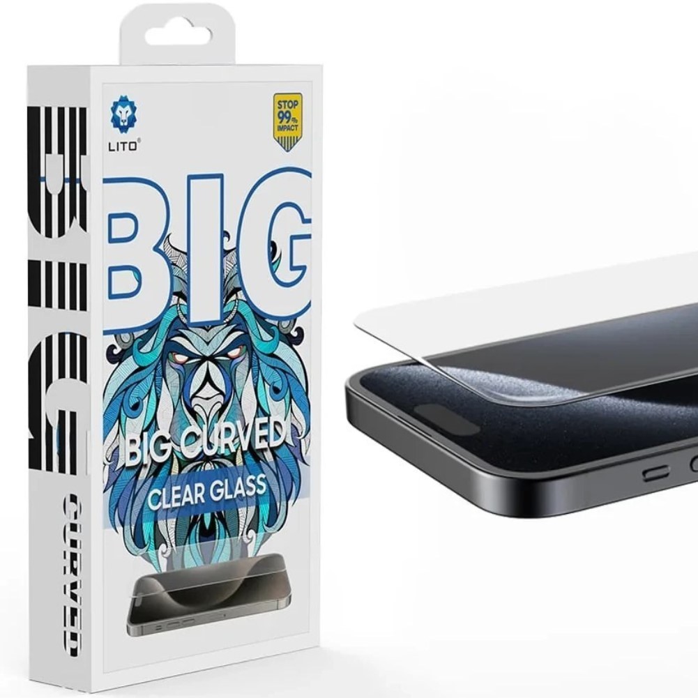 1785592280_4343917282 محافظ صفحه نمایش بدون حاشیه Lito مدل BIG CURVED مناسب برای آیفون iPhone 17 ProMax - تصویر 1