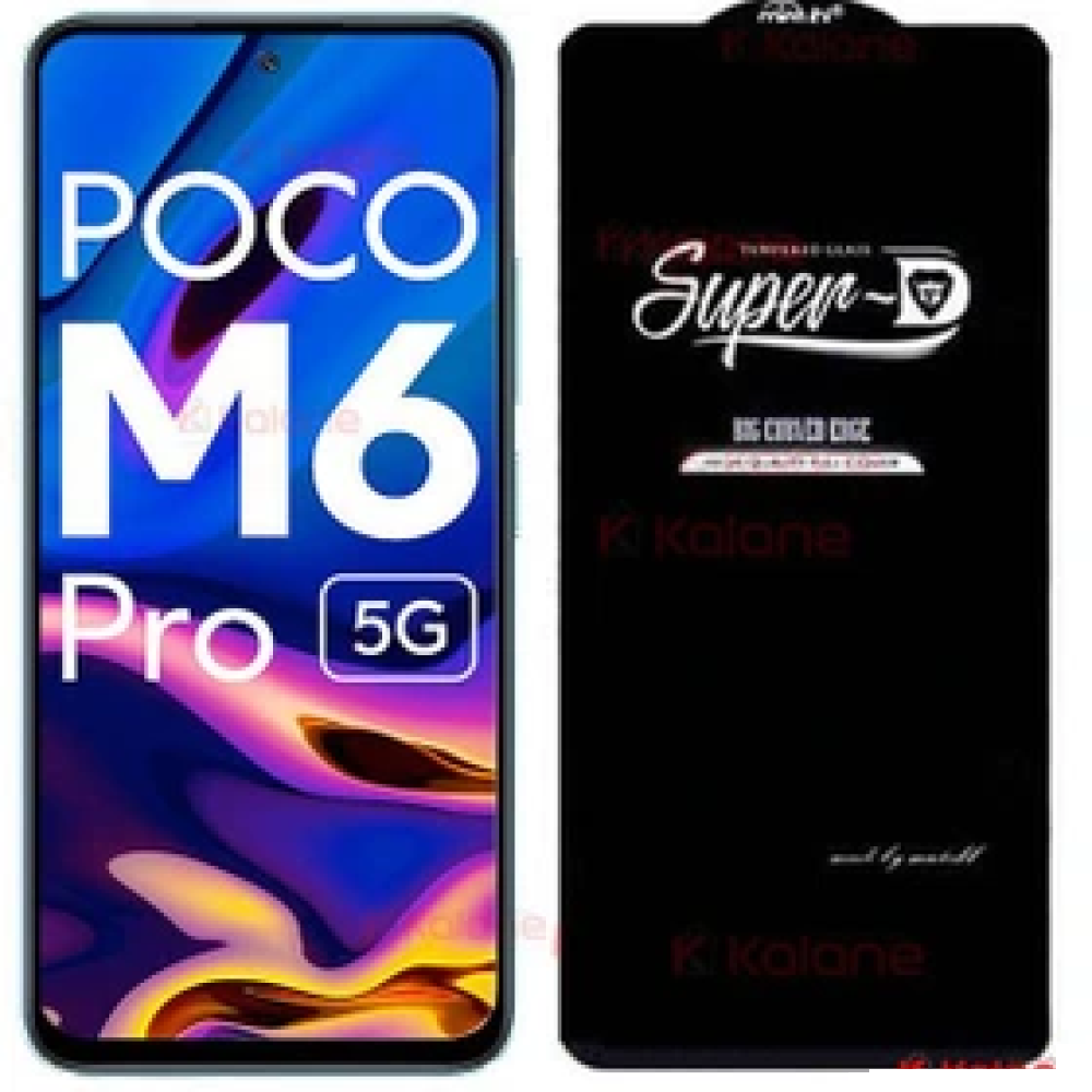 1785596656_7490768451 گلس گوشی Xiaomi Poco M6 Pro 5G مدل Super D - تصویر 1