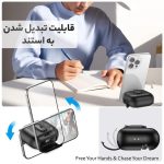 کاور اگشل قفل دار مناسب برای ایرپاد بادز 3 سامسونگ با قابلیت استند شو - تصویر 8